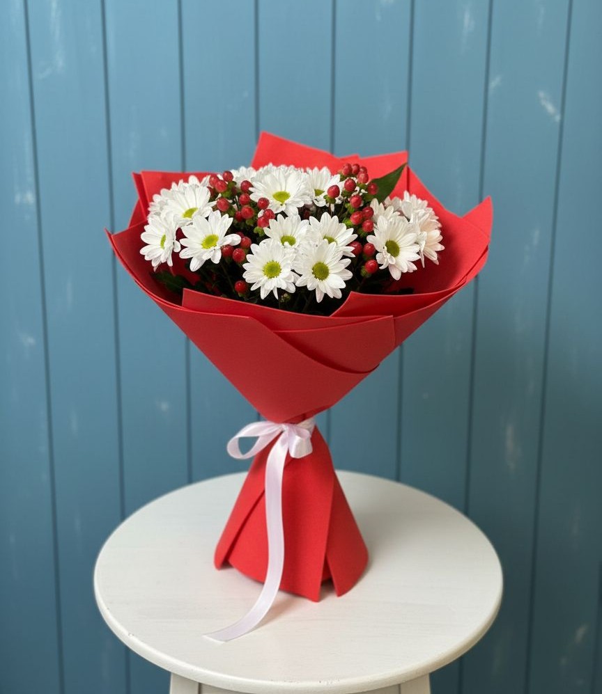 Букет цветов из: Хризантемы в Баймаке