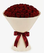 Букет 101 Бордовая роза Блэк Бакарра в Баймаке