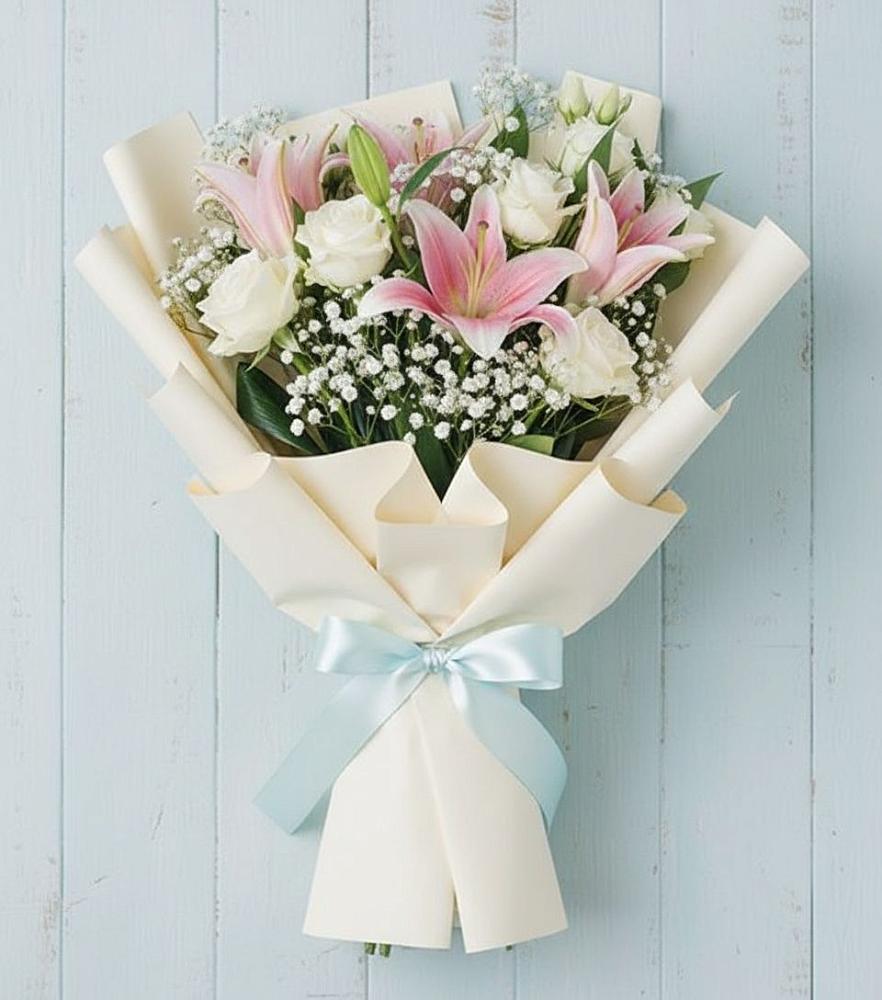 Букет цветов из: Лилии в Баймаке