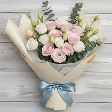 Букет цветов из:  Лизиантусы в Баймаке