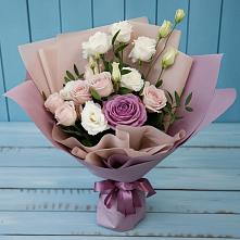 Букет цветов из:  Розы и Лизиантусы #REPLACE_PRED# Баймаке