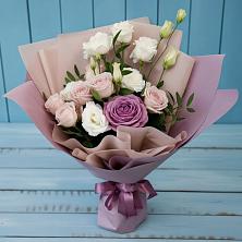 Букет цветов из:  Розы и Лизиантусы в Баймаке