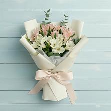 Букет цветов из:  Альстромерии в Баймаке