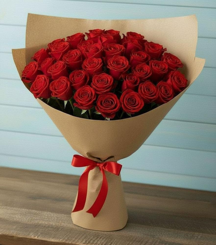 Букет Красные розы Милано в Баймаке