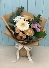 Букет цветов из:  Герберы и Хризантемы в Баймаке
