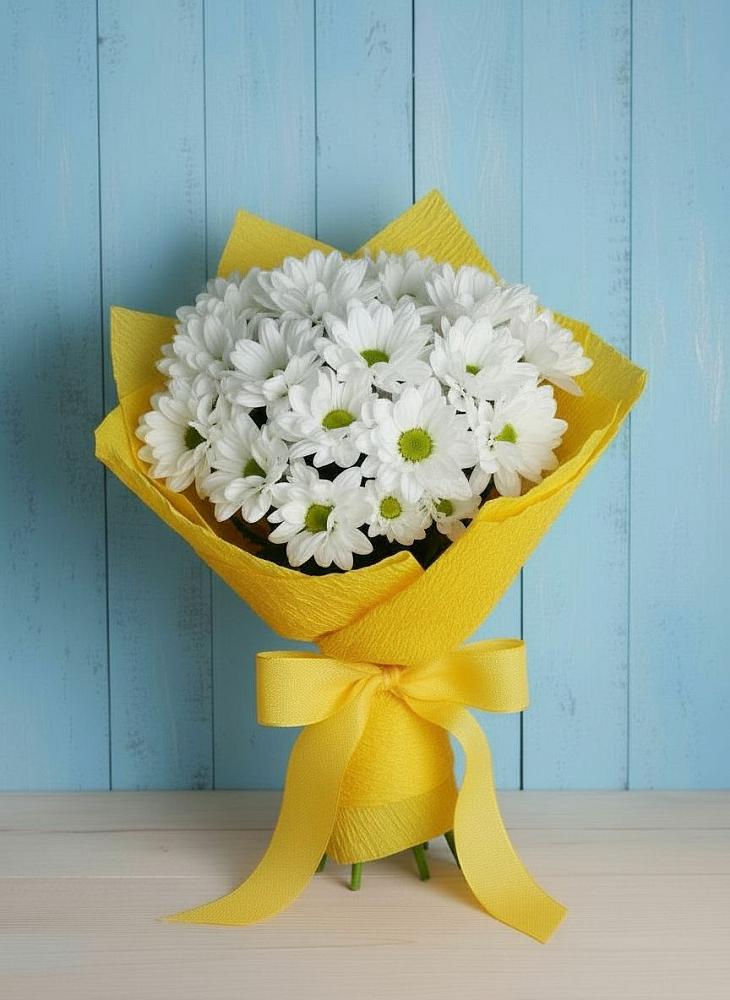 Букет цветов из: Хризантемы в Баймаке