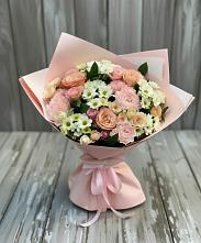 Букет цветов из:  Гвоздики, Розы и Хризантемы в Баймаке