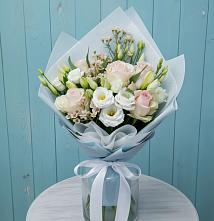 Букет цветов из:  Розы и Лизиантусы в Баймаке